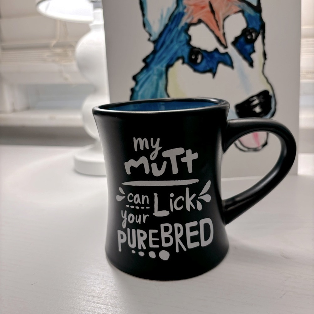 Hallmark Coffee Mug “My Mutt Can Lick Your Purebred” NWT